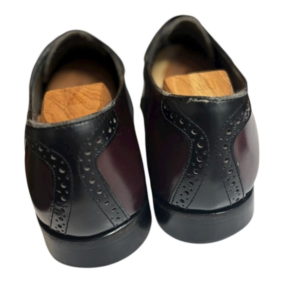 Jarman Burgundy & Black Oxfords Men’s Size 10 Lace Up main image 5